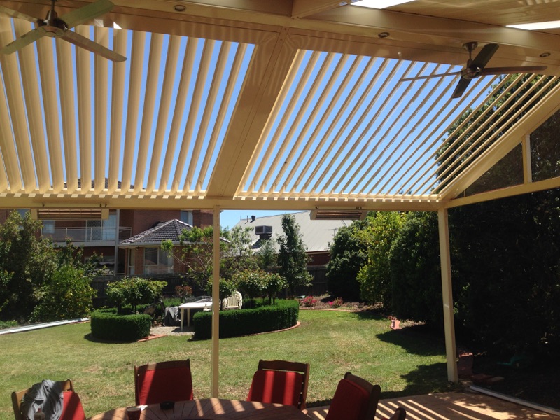 Louvre roof & Outdoor blind Gallery - DBS Outdoors-Pergolas